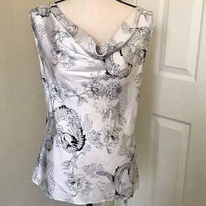 Ladies silk dress tank top blouse